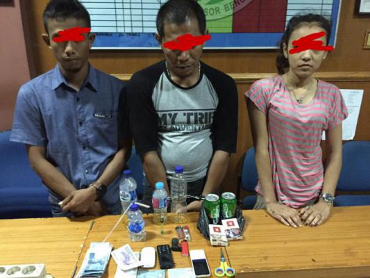 AsiK Pesta Narkoba di Hotel, Wanita Cantik di Bengkalis Ini Ditangkap Bersama Rekan Prianya