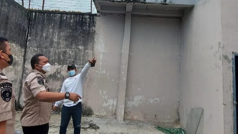 3 Paket Ganja Tergeletak di Tanah Lapas Kelas II A Pekanbaru