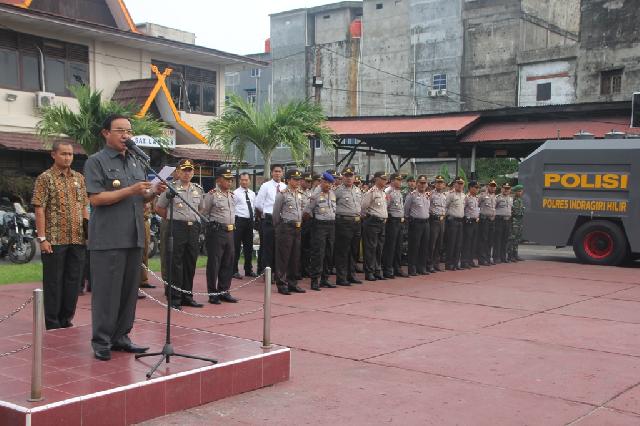 Wardan Pinta Pilkades di Inhil Aman