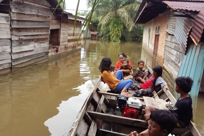 Berikut Ini Daerah yang Terpapar Banjir di Riau Berdasarkan Data BPBD Provinsi