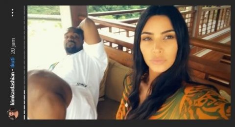 Kim Kardashian dan Kanya West Liburan Romantis di Bali, Senang Lihat Gajah