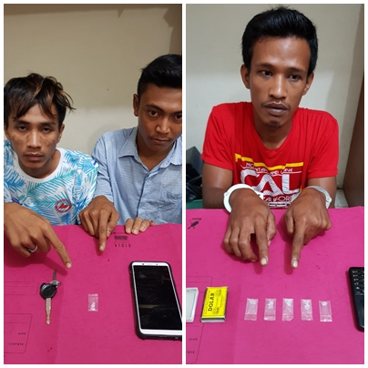 Satu Malam Polres Tangkap 3 Pelaku Pengedar Sabu-sabu
