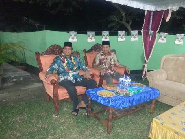 Masyarakat Sungai Bawang Sambut Meriah MM dengan Kembang Api