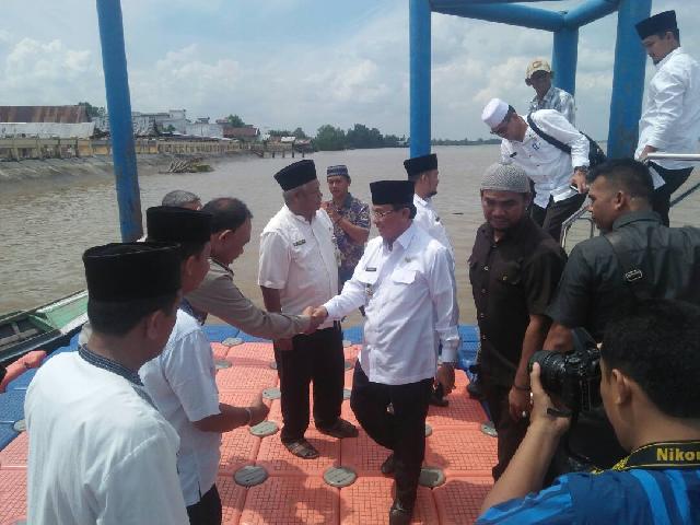 Bupati Inhil Sebut 5 Desa Kecamatan Batang Tuaka Segera Dialiri Listrik dan Mendapat Pasokan Air Ber