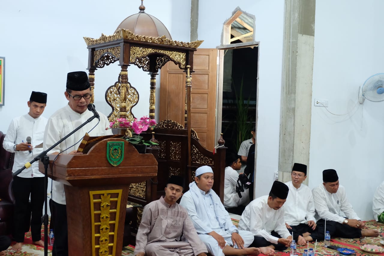 Pemkab Inhil Kukuhkan Surau Al-Hidayah Jadi Masjid Al-Hidayah