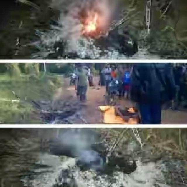 Jelang Idul Adha, Maling Sapi Hangus Dibakar Warga