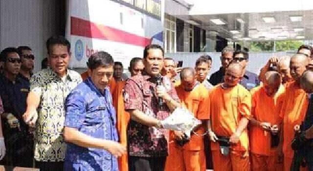 Dua Dari 9 TSK Pengedar Narkoba Jaringan Internasional Warga Inhil