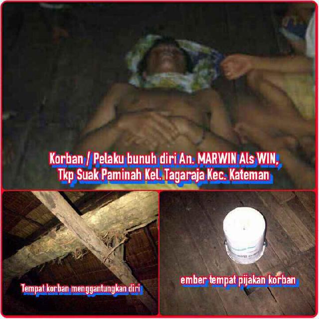 Kembali Terjadi, Warga Inhil Tewas Gantung Diri