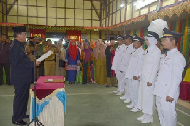 Ini Nama Sekda Inhil dan Kepala Dinas Yang Baru