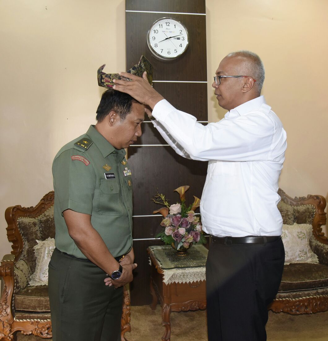 Pemerintah Kabupaten Indragiri Sambut Kedatangan Tim Wasef TMMD Ke 101 Kodim 0314