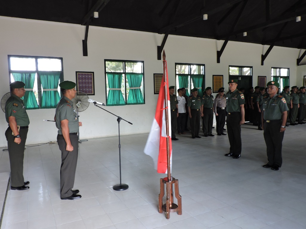Pisah Sambut Prajurit, Ini Pesan Dandim 0314/Inhil Letkol Inf Andrian Siregar
