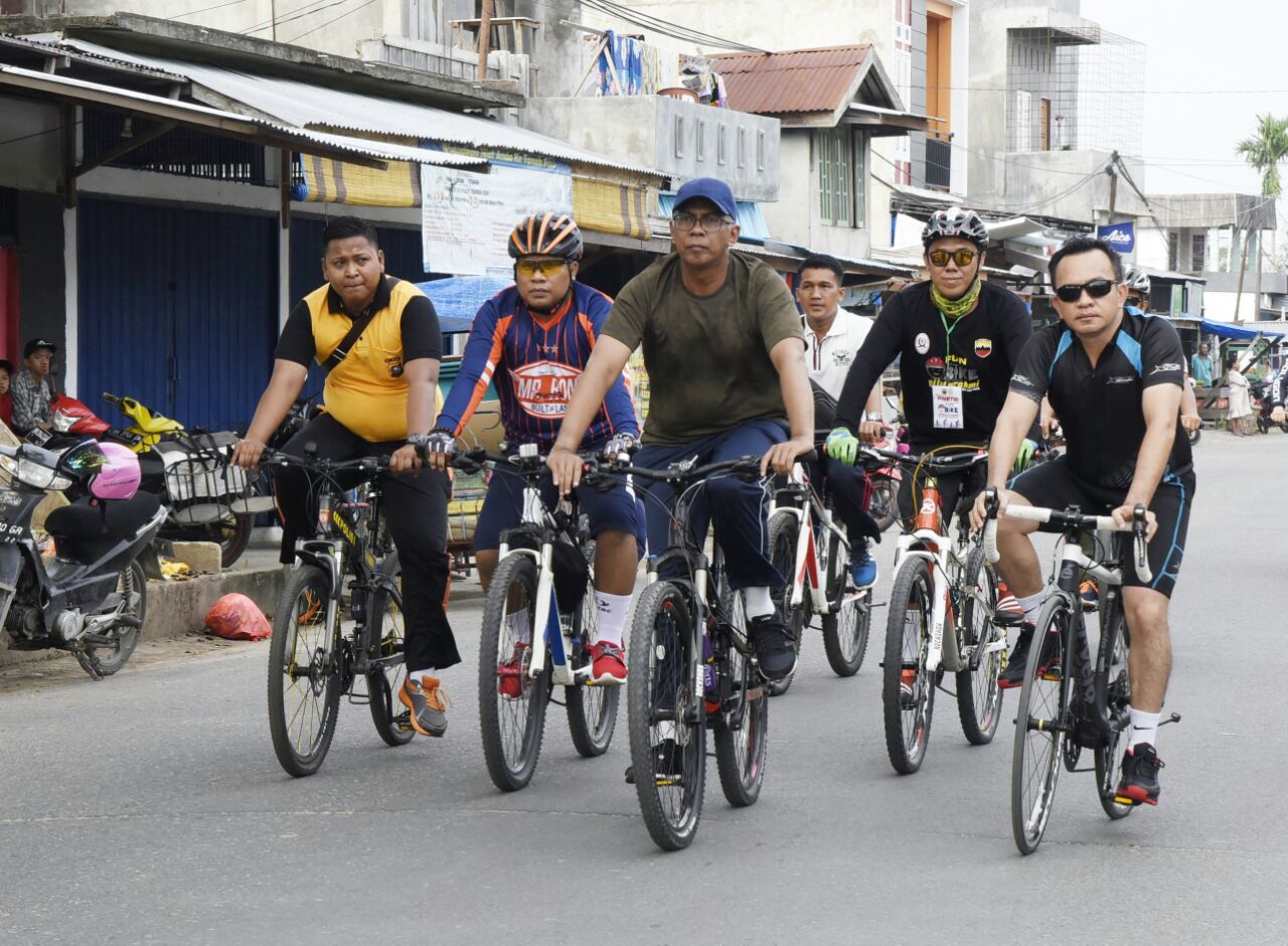 Pjs Bupati Kabupaten Indragiri Hilir Ikuti Fun Bike