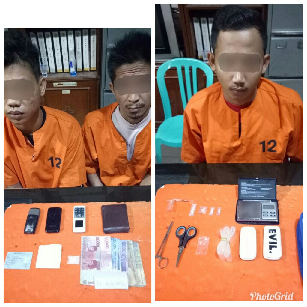 Polres Inhil Kembali Tangkap Tiga Pelaku Sabu-sabu