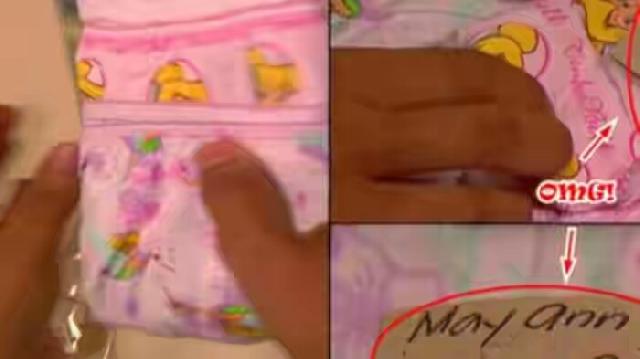 Ibu Ini Kaget Saat Membuka Popok Bayi yang Dibelinya, Ia Menemukan Tulisan Ini