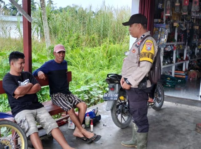 Polsek Tempuling Lakukan Cooling System di Desa Teluk Jira