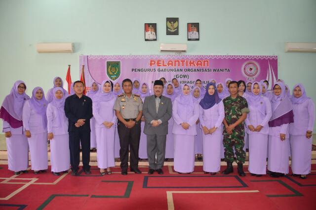 Sekda Inhil, Said Syarifuddin Lantik GOW Inhil