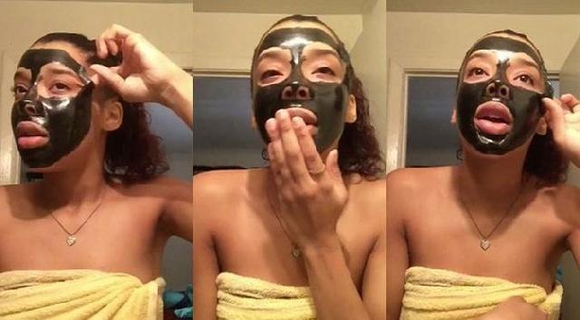 Remaja Kesakitan Lepas Masker