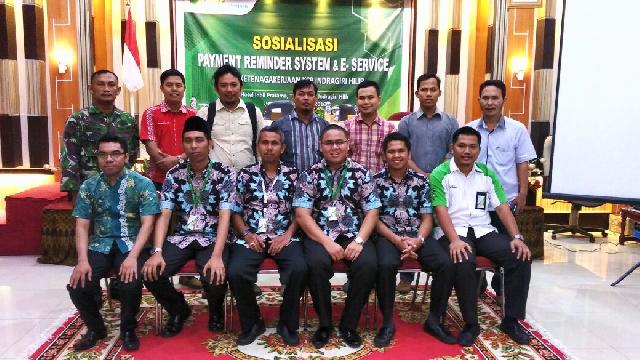 BPJS KCP Inhil Sosialisasikan Payment Reminder System dan E-Service