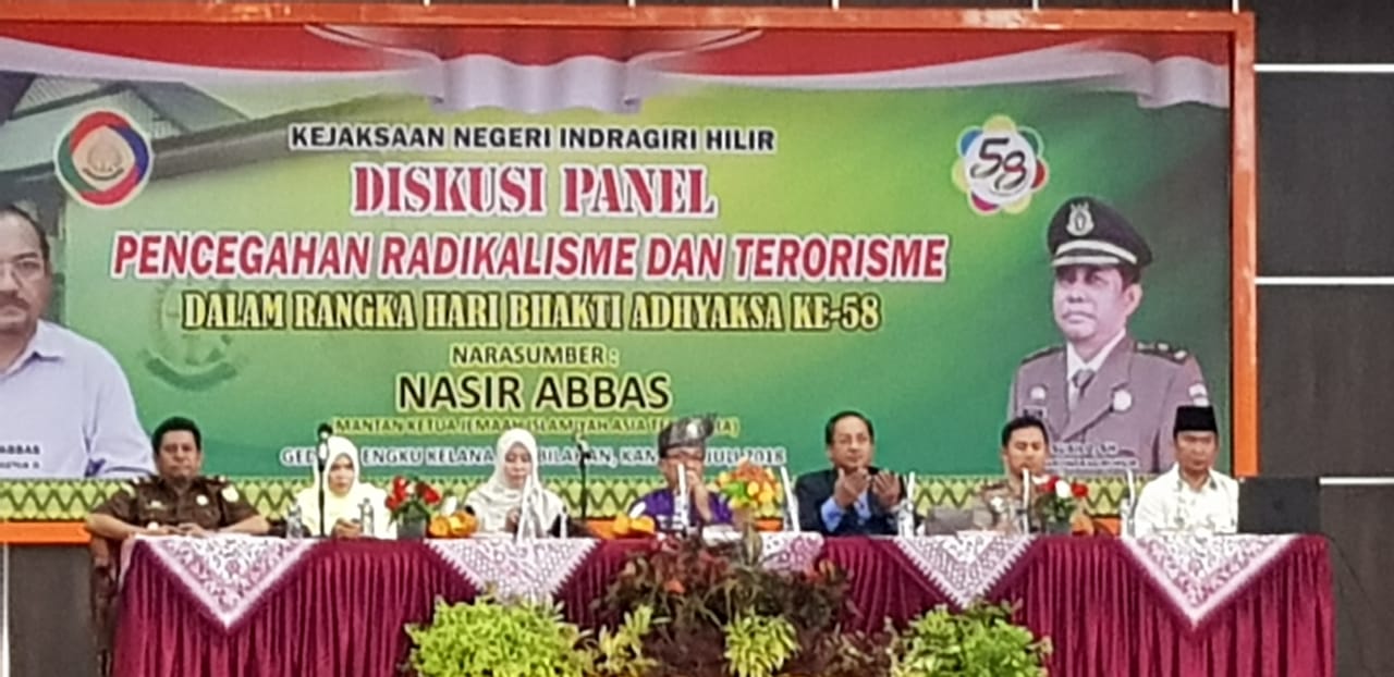 Bupati Inhil Hadiri Diskusi Panel Pencegahan Radikalisme Dan Terorisme