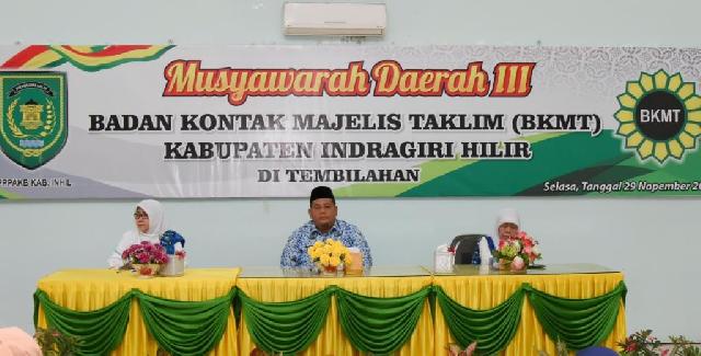 Musda Ke-III BKMT Inhil, Ini Harapan Pemkab Inhil