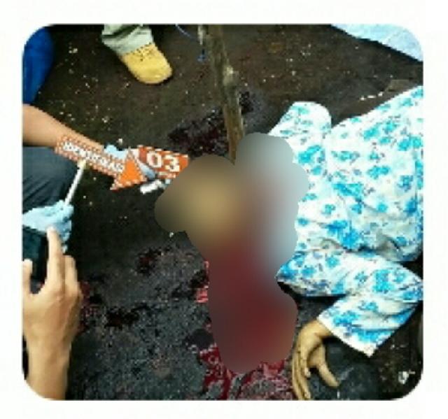 Di Inhil, Seorang Wanita Tewas Dengan Leher Hampir Putus