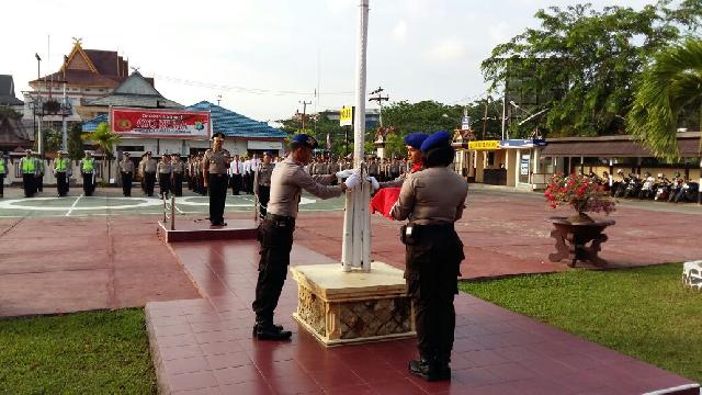 Peringati Hari Olahraga Nasional, Ini Yang Dilakukan Polres Inhil