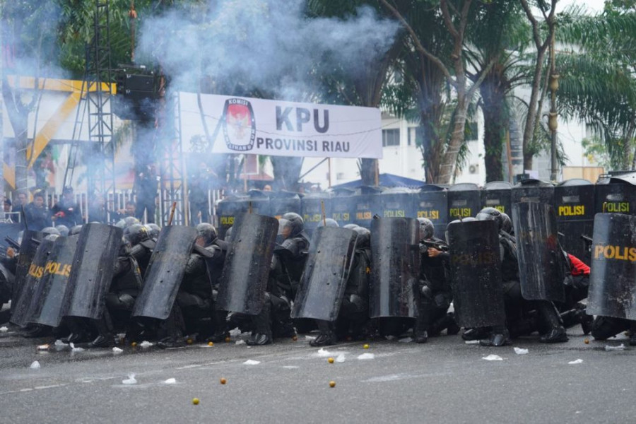 Gubernur Riau Apresiasi Persiapan Polda Riau dalam Pengamanan Pemilu