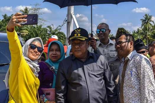 Pesona Keindahan Wisata Danau Napangga Rohil Jadi Pengisi Liburan Pengunjung