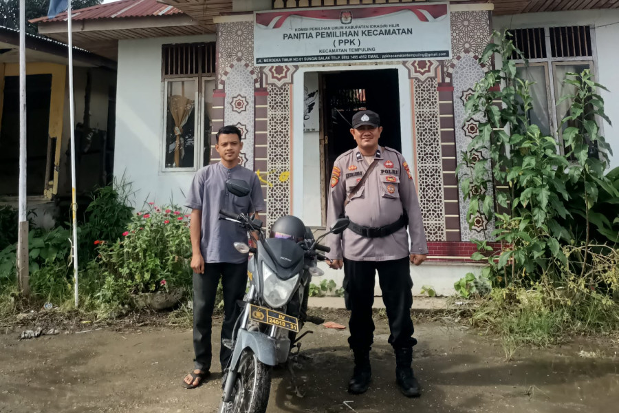 Polsek Tempuling Rutin Laksanakan Ranmor Roda Dua