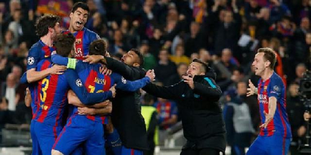 Atasi Defisit 4 Gol, Barcelona Ciptakan Sejarah di Liga Champions