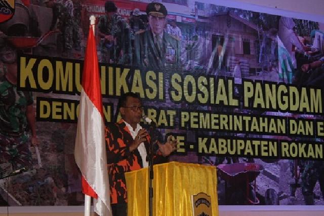 Bupati Rohil Sediakan Lahan Kepada TNI Untuk Program Swasembada Ketahanan Pangan
