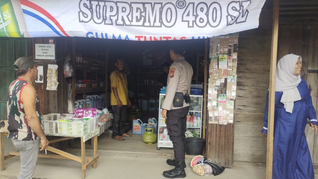 Sosialisasi Pemilu Damai di Jalan Propinsi, Ini Harapan Polsek Tempuling