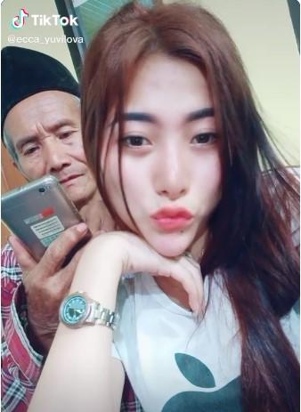 Video Mesra Wanita Muda bersama Kakek Tua, Viral di Media Sosial