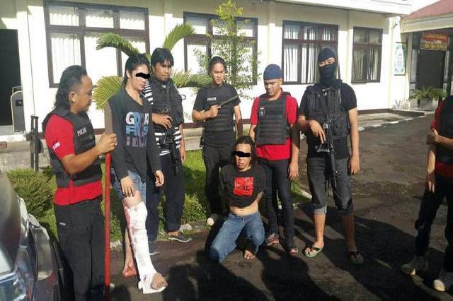 Aniaya Warga, Residivis Ditembak Aparat