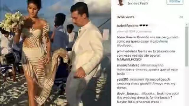 Model Cantik ini Nikah Hanya Menggunakan Bikini