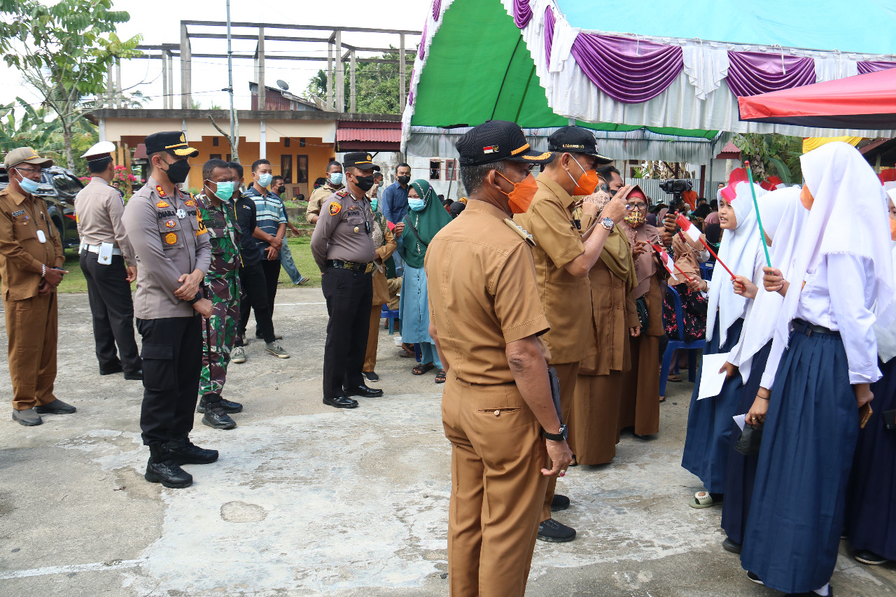 Vaksinasi Tahap 1 Untuk Masyarakat Dan Pelajar Wilayah Tembilahan Hulu