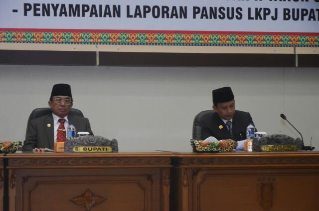 Paripurna LKPJ, Ini Tanggapan Bupati