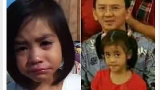 Gadis Kecil Ini Menangis Sedu Lantaran Ahok di Penjara, Netizen Haru
