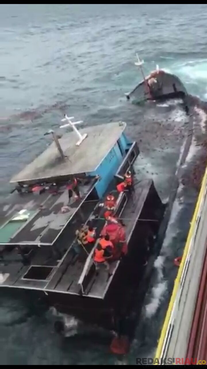 Kapal Bermuatan 450 Ton Dari Inhil Karam Diperairan Malaysia