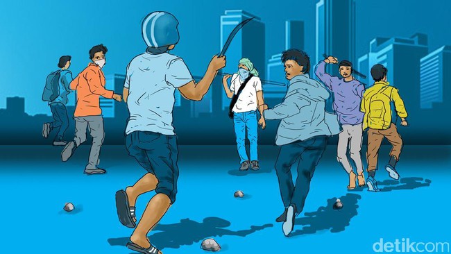 Tawuran Pelajar di Tangerang, Siswa SMK Luka Tusuk di Leher