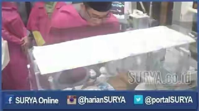 Kapolres Gresik Kontrol Bayi Berkepala Dua Tiga Hari Sekali