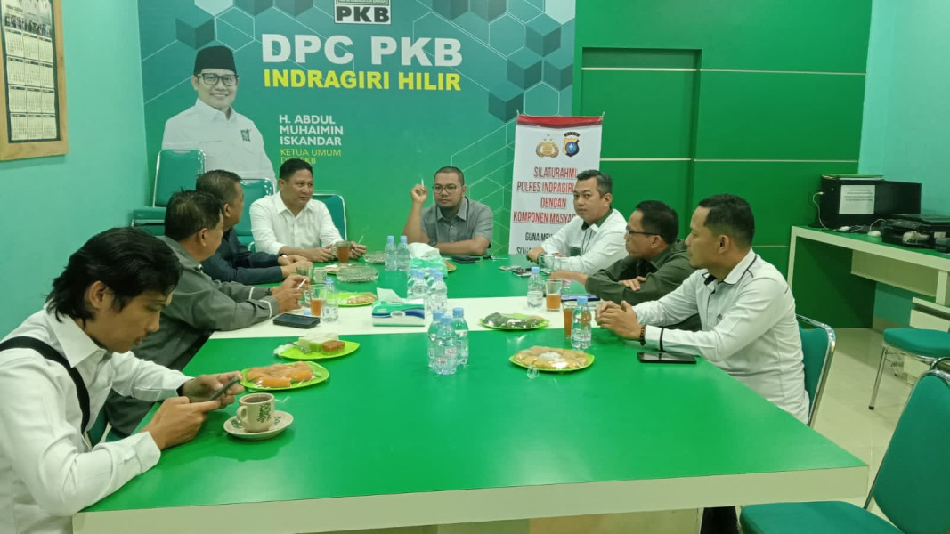 Polres Inhil Silaturahmi ke DPC PKB Inhil