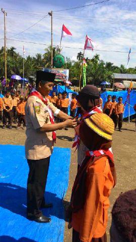 Pelantikan Kamabigus 071-072 dan Perkemahan Penegak, Penggalang dan Siaga se-Kecamatan Enok.