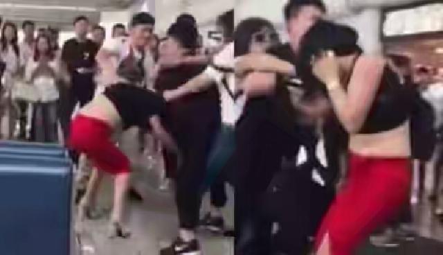 Baku Hantam Selingkuhan Terpergok oleh Istri