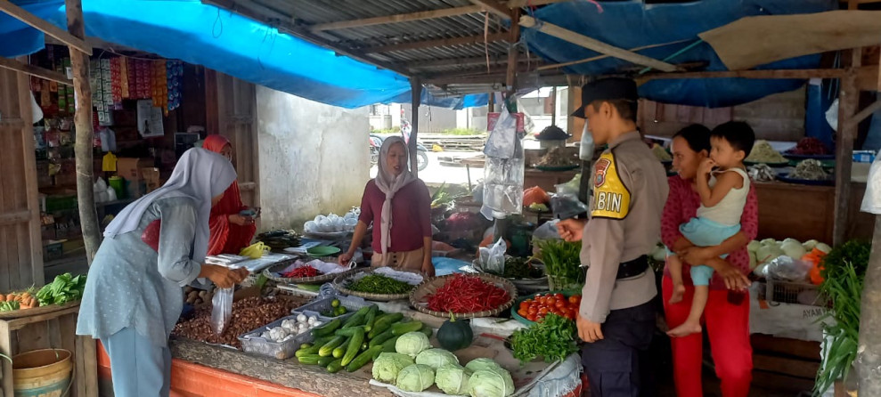 Sosialisasi Pemilu Damai kepada Masyarakat, Ini Harapan Kapolsek Tempuling
