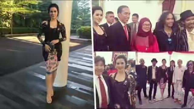 Raisa Posting Foto Bareng Jokowi di Istana, Kaki Kiri Kaka Slank Malah Bikin Gagal Fokus
