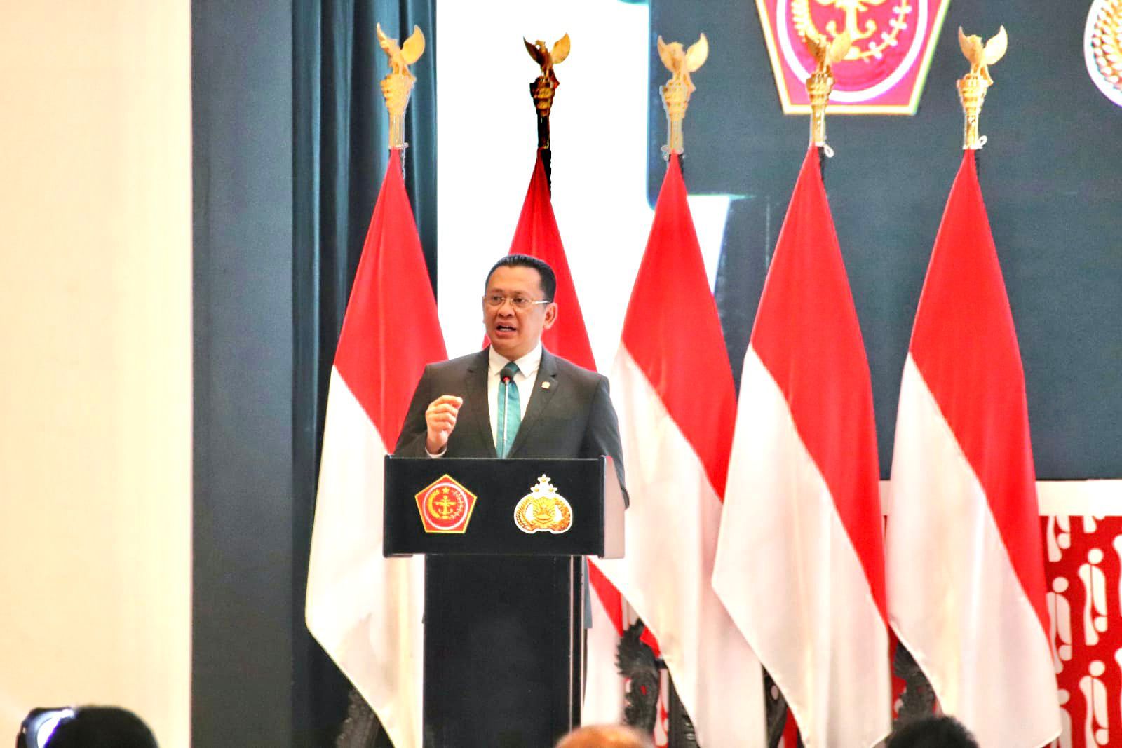 Ketua MPR RI Ajak Pimpinan TNI Polri Siap Hadapi Tantangan Dunia Digital