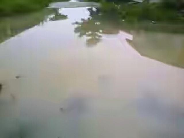 Hujan Deras Hampir Tiga Jam Sebabkan Banjir di Kubang Raya