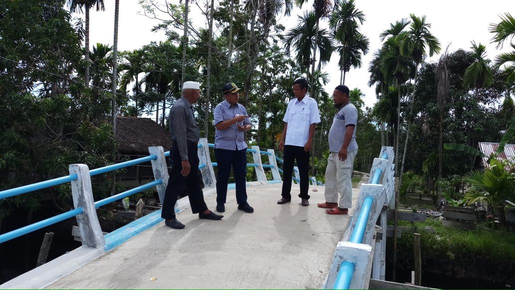 Ke Gaung, Ketua DPRD Inhil Tinjau Pembangunan dan Serap Aspirasi Masyarakat